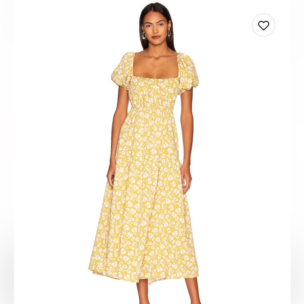 EUC Revolve ASTR Bubble Tier Maxi Dress